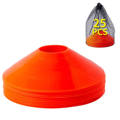 25 Pcs Agility Cones Set - Sports Cones